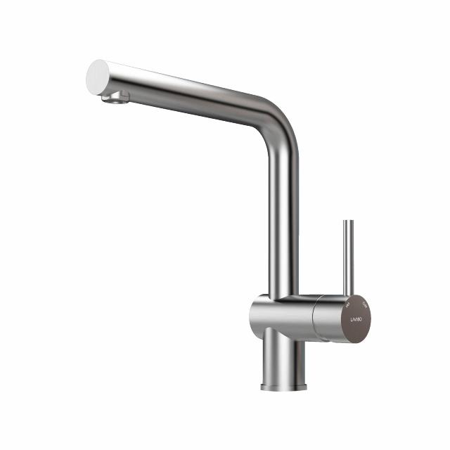 Kubus 185 RS køkkenarmatur, Rustfrit stål