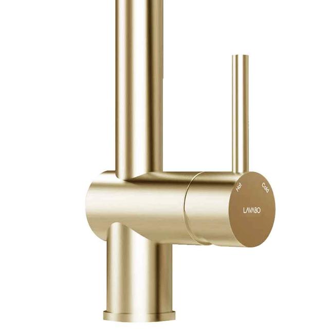 Lavabo Kubus 185 RS køkkenarmatur, PVD messing