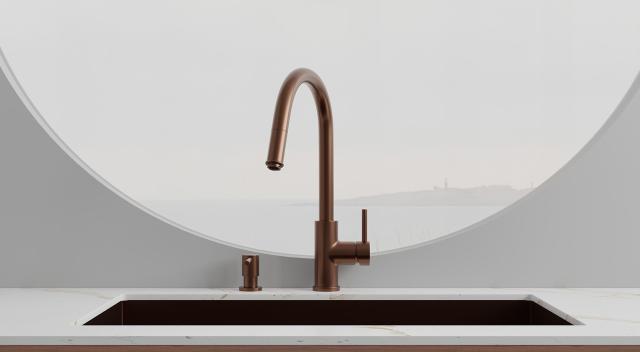 Primy Access køkkenarmatur m/udtrækstud, Amber