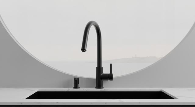 Primy Access køkkenarmatur m/udtrækstud, Shadow