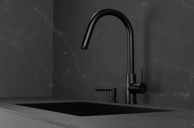 Primy Access køkkenarmatur m/udtrækstud, Shadow