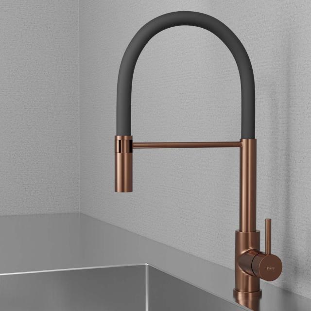 Primy Steel Pro køkkenarmatur, Amber