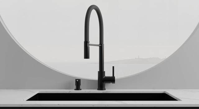 Primy Steel Pro køkkenarmatur, Shadow