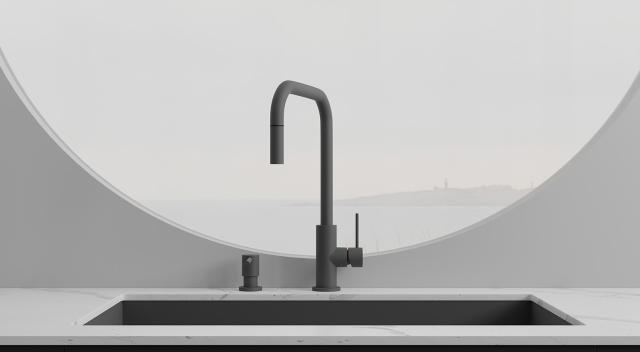 Primy Accent Square køkkenarmatur m/udtrækstud, Scrap