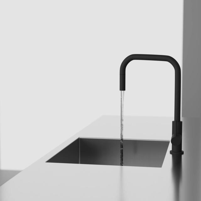 Primy Accent Square køkkenarmatur m/udtrækstud, Coal