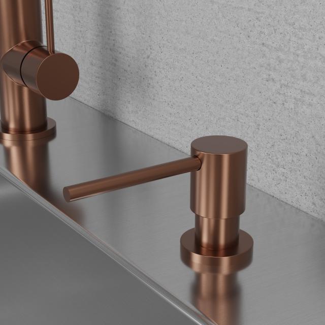 Primy Steel Clean sæbedispenser, Amber