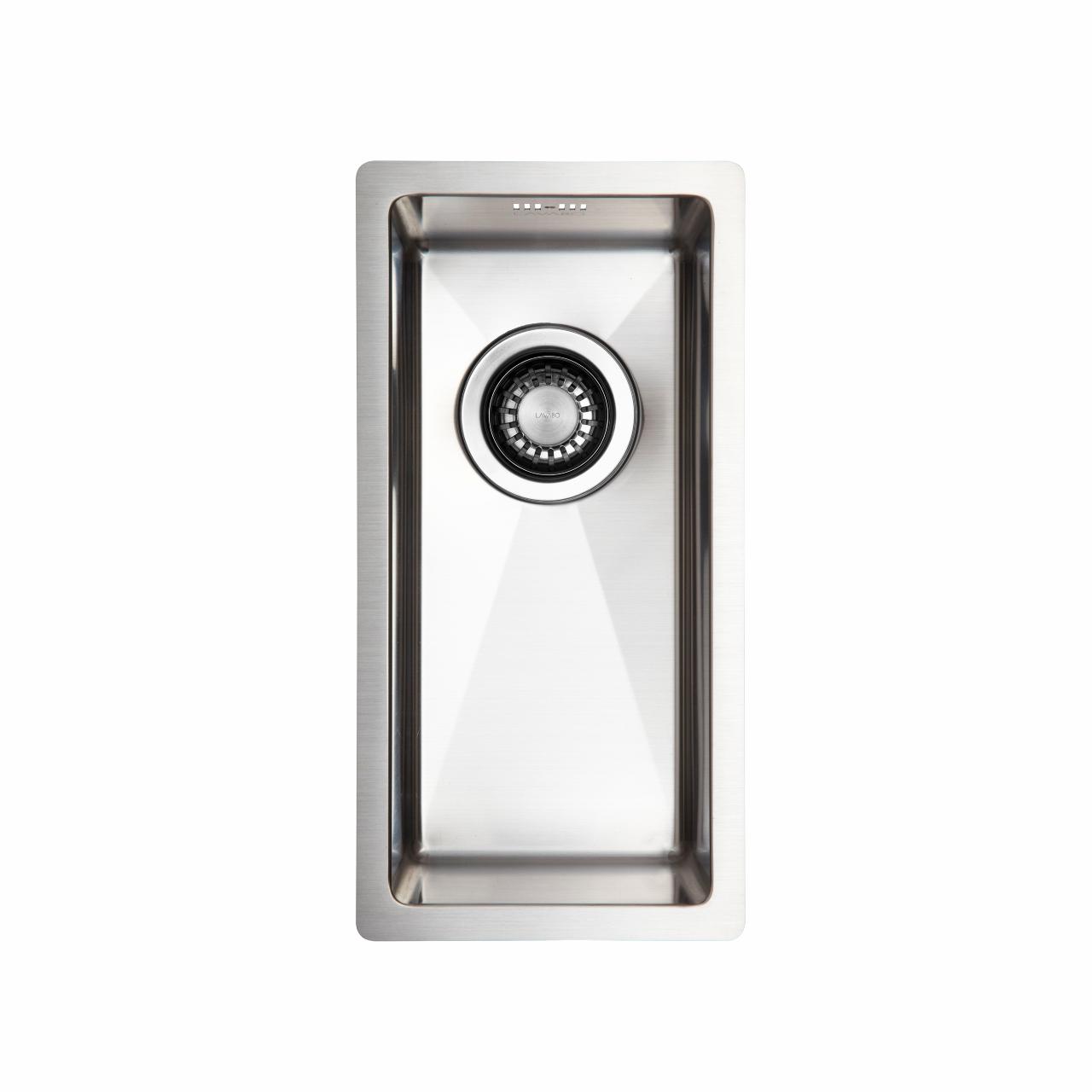 Kubus 180 Soft køkkenvask, Rustfrit stål