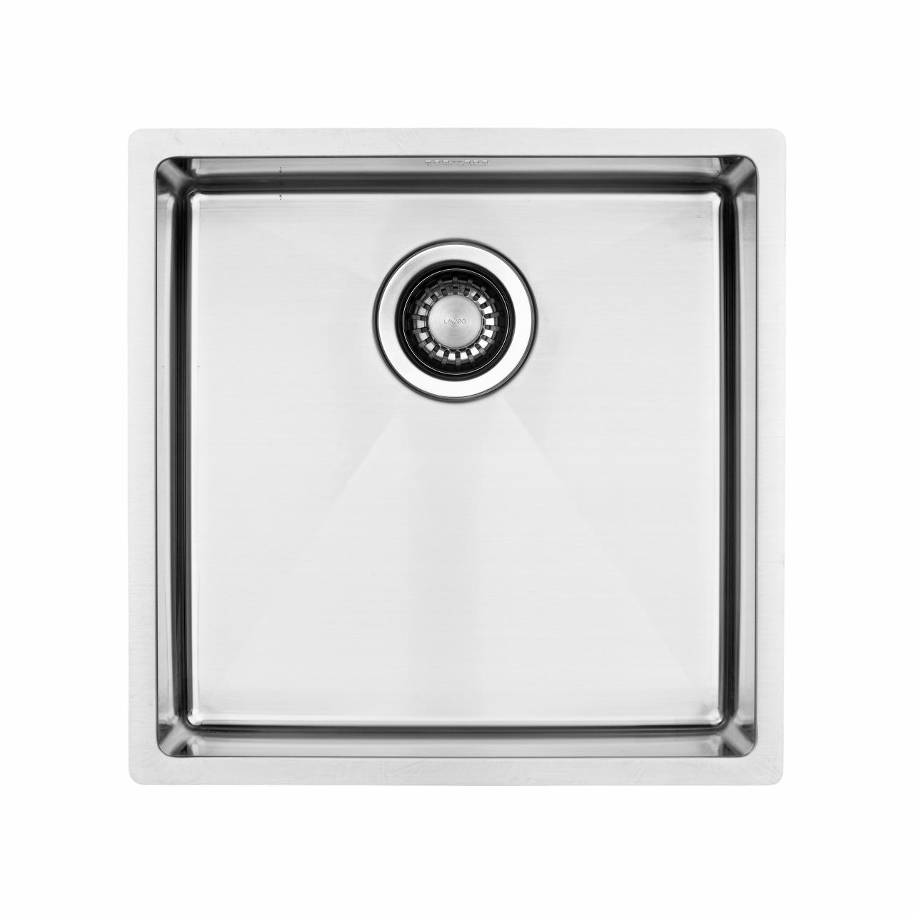 Kubus 400 Soft køkkenvask, Rustfrit stål