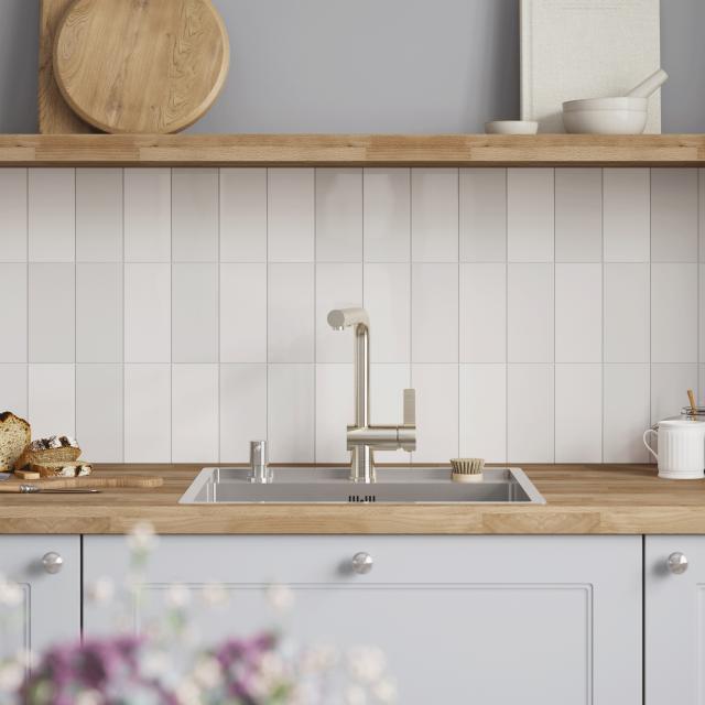 Kubus 520 Soft køkkenvask, Rustfrit stål