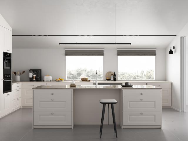 Kubus 700 Soft køkkenvask, Rustfrit stål