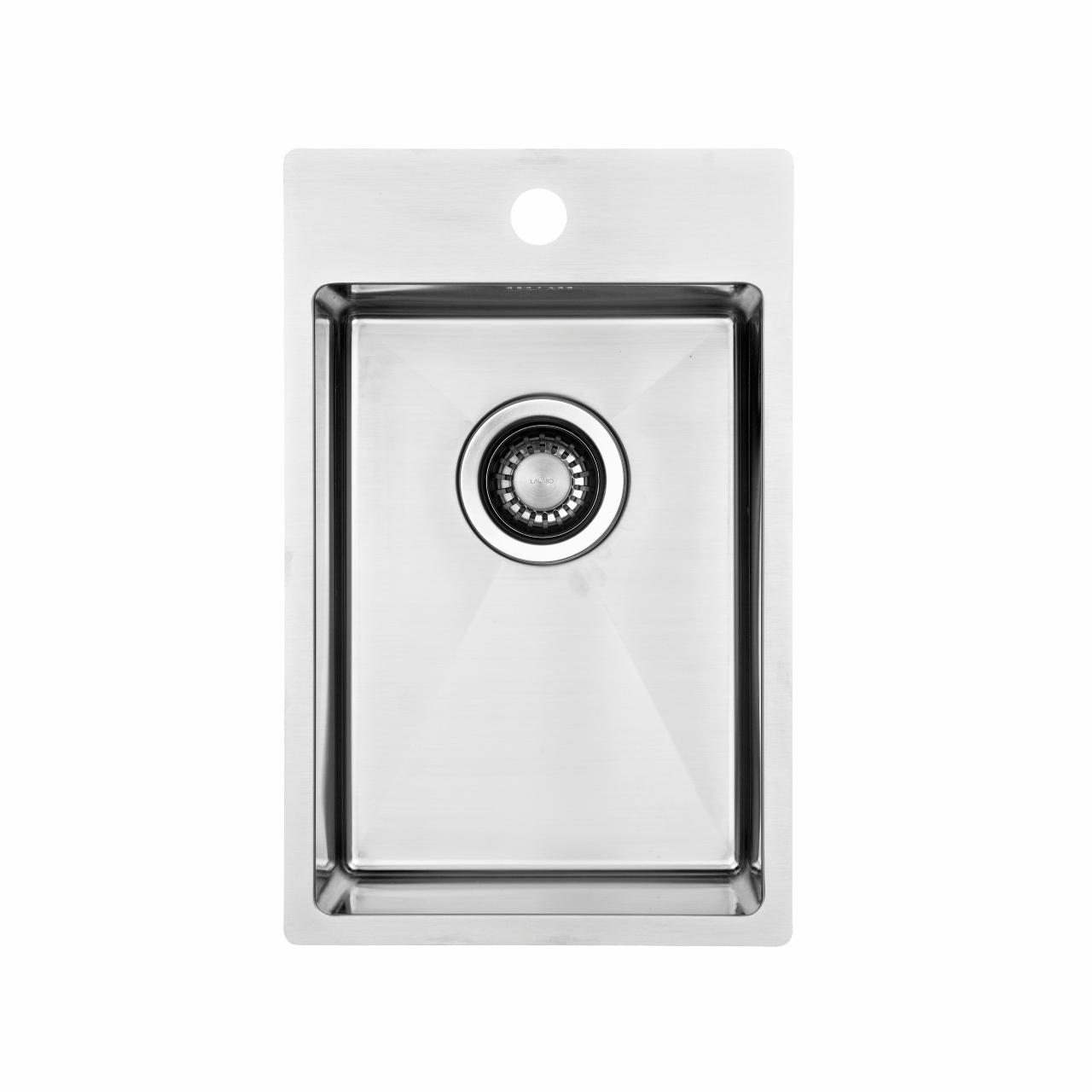 Kubus 280 Soft køkkenvask, Rustfrit stål