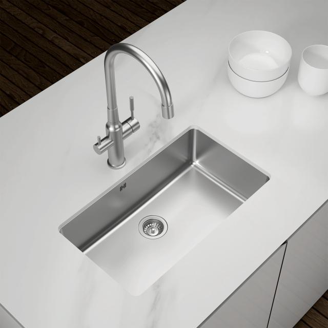 Venus 720 køkkenvask 720x400, Rustfrit stål