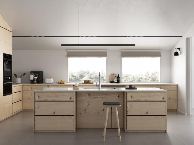 Venus 720 køkkenvask 720x400, Rustfrit stål