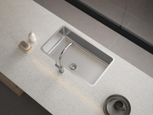 Venus 720 køkkenvask 720x400, Rustfrit stål