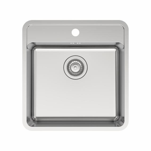 Venus 50BC køkkenvask 440x380 m/hanehul, Rustfrit stål
