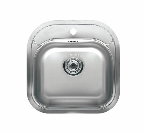 Boston L (bulk) køkkenvask, Rustfrit stål