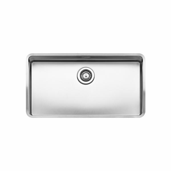 Ohio 80x42 L køkkenvask, Rustfrit stål