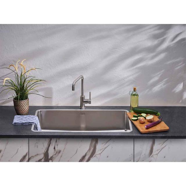 Ohio 80x42 L køkkenvask, Rustfrit stål