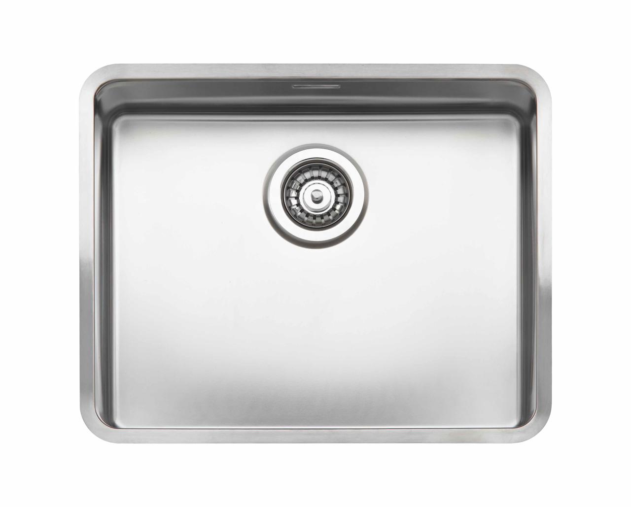 Ohio 50x40 L køkkenvask, Rustfrit stål