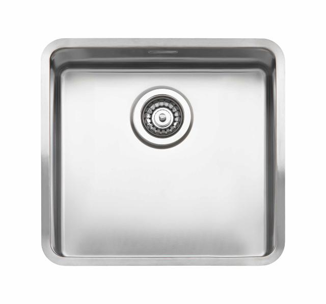Ohio 40x40 L køkkenvask, Rustfrit stål