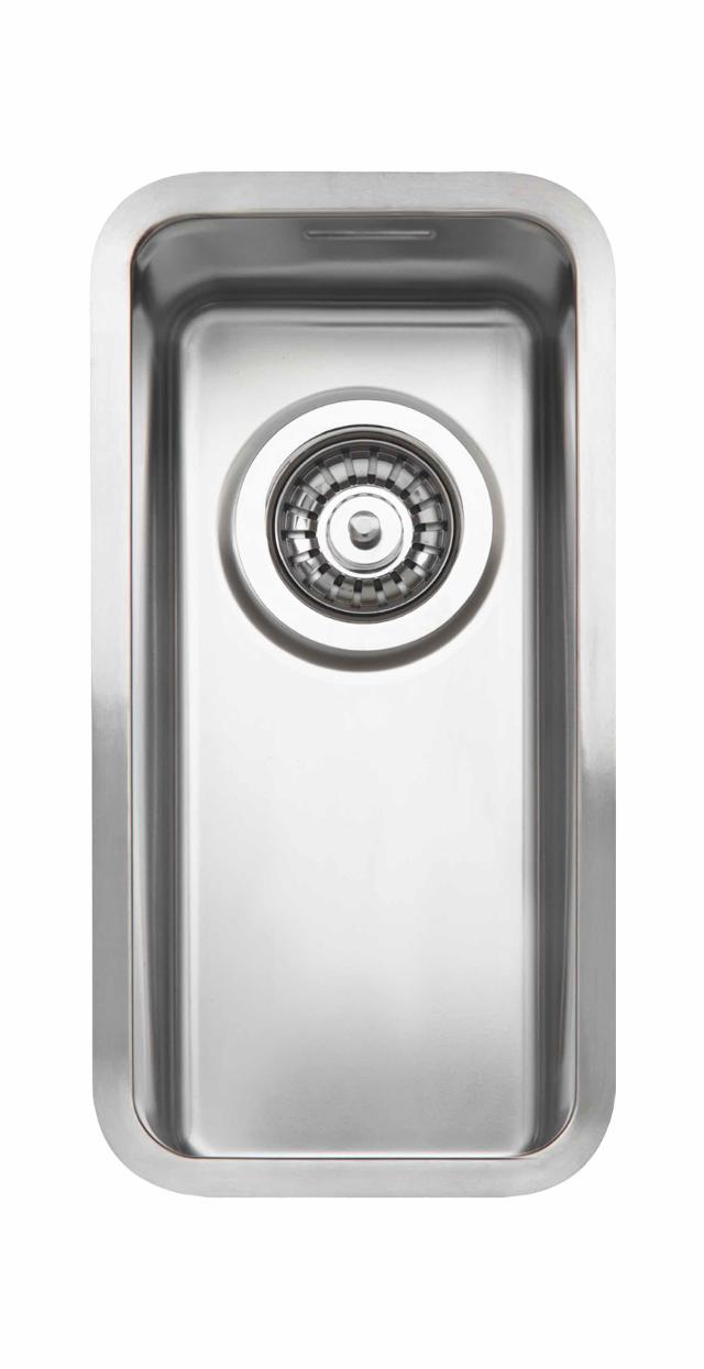 Ohio 18x40 L køkkenvask, Rustfrit stål