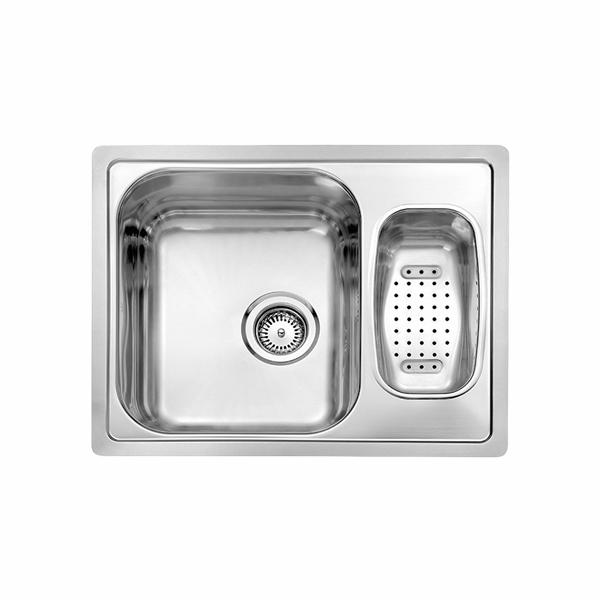 Admiral 60 (L) KGOKG 1½ kumme køkkenvask, Rustfrit stål