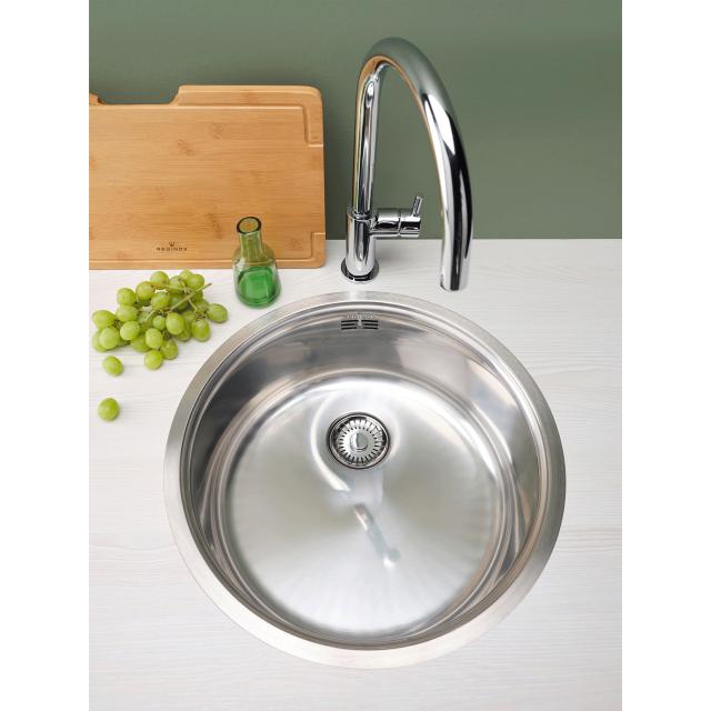 L18 390 Comfort køkkenvask, Rusfrit stål