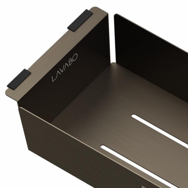Kubus skylleskål, PVD Dark Bronze