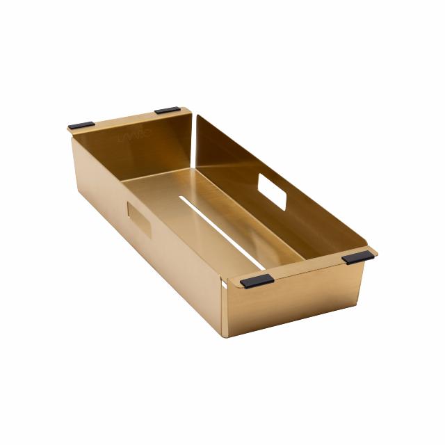 Skylleskål til Kubus vaske, PVD Sand