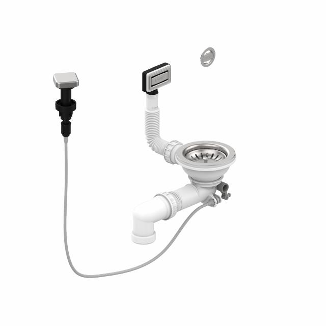 D1 Løft-op universal bundventil, Rustfrit stål