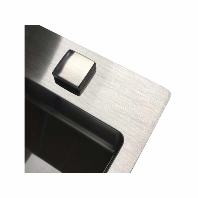 D1 Løft-op bundventil, Rustfrit stål