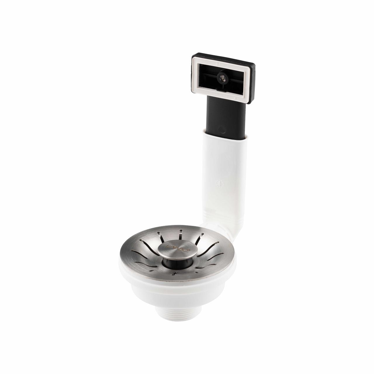 Pro Line S2 - bundventil m/overløb, Rustfrit stål