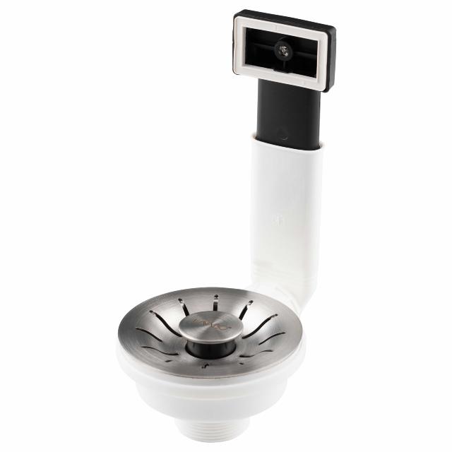 Pro Line S2 - bundventil m/overløb, Rustfrit stål