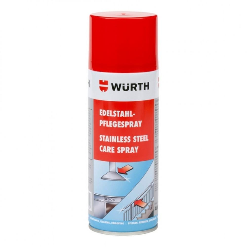 Würth plejespray til rustfrit stål, 400 ml.