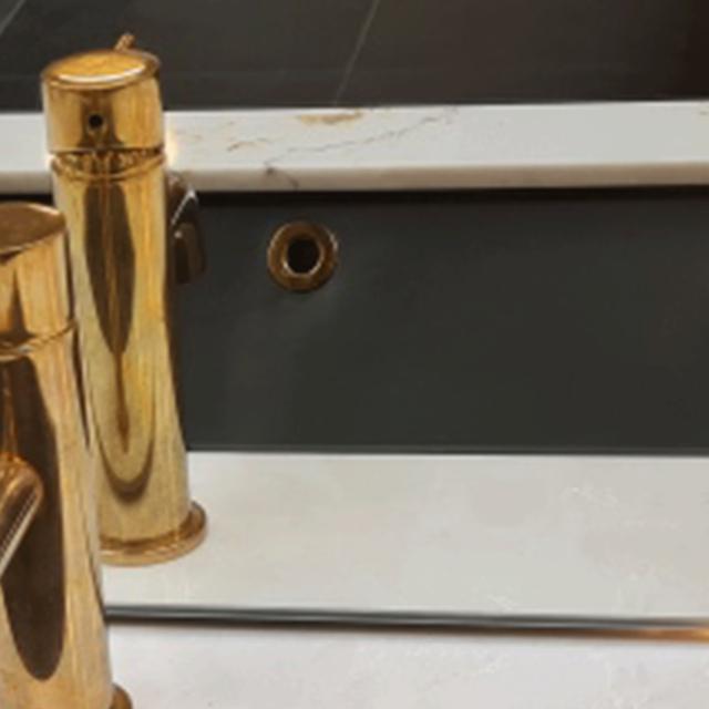 Overløbsring t/håndvask Ø22 mm, Messing