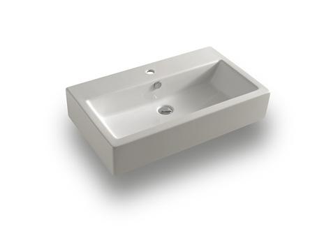 Boxo 1012 porcelænshåndvask, Hvid
