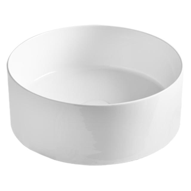 Mate slim Ø40 porcelænshåndvask, Hvid