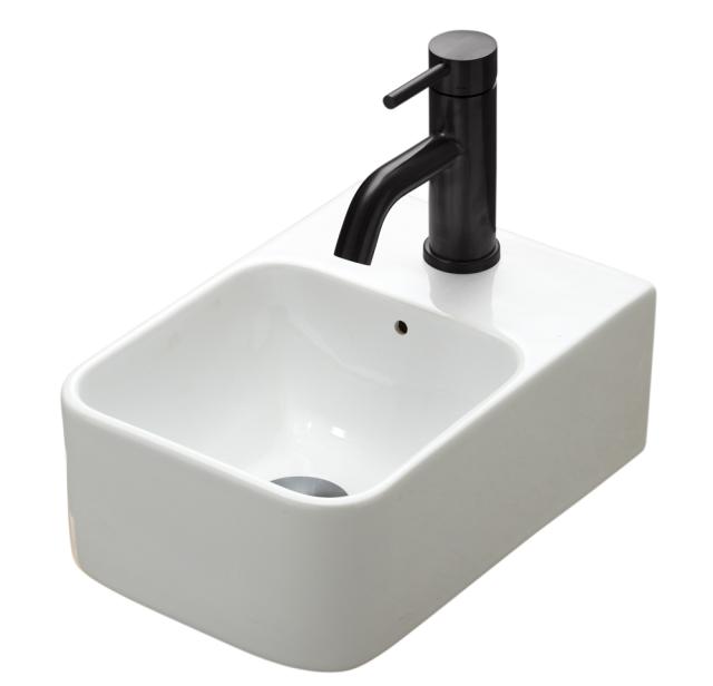 Axa 1025 Normal porcelænshåndvask, Hvid