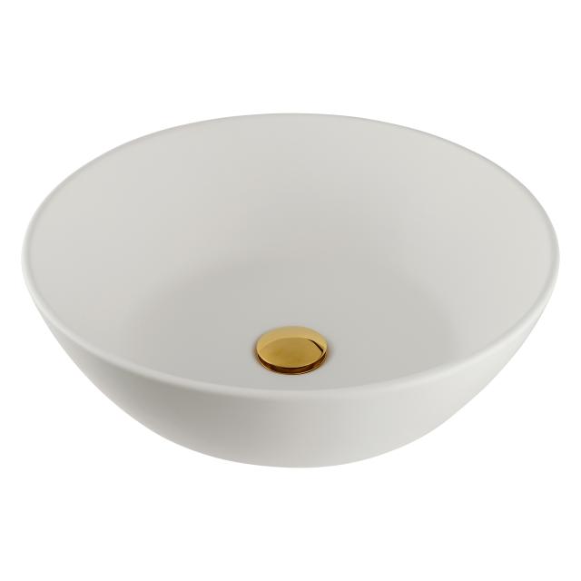 Solid Surface Ø45 håndvask, Hvid