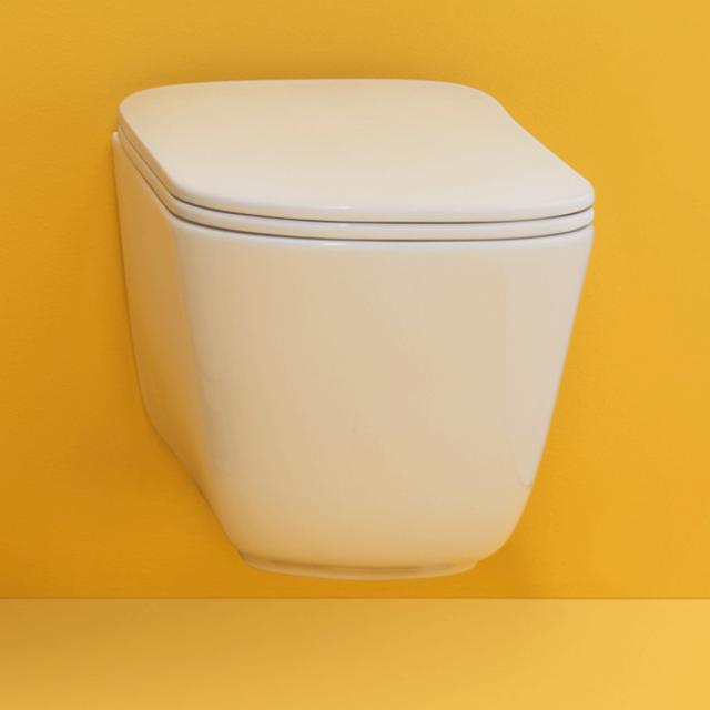 TriBeCa rimless væghængt toilet, Hvid