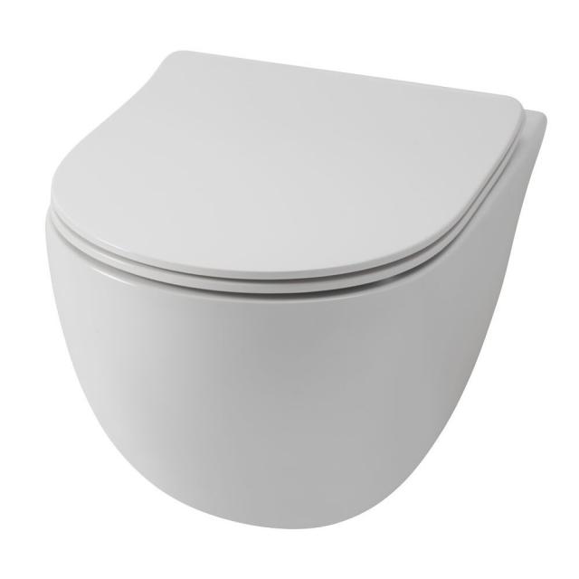 File 2.0 rimless væghængt toilet, Hvid