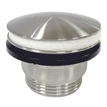 Lavabo Luna RS universal pop-up bundventil, Rustfrit stål