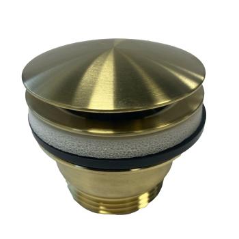 Lavabo Luna RS universal pop-up bundventil, PVD Messing